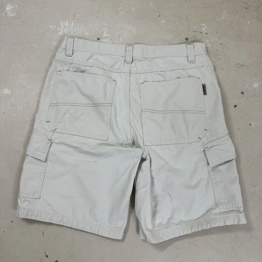 Wolverine Shorts 34 Khaki Cargo Work Cotton Canvas Men’s Durable